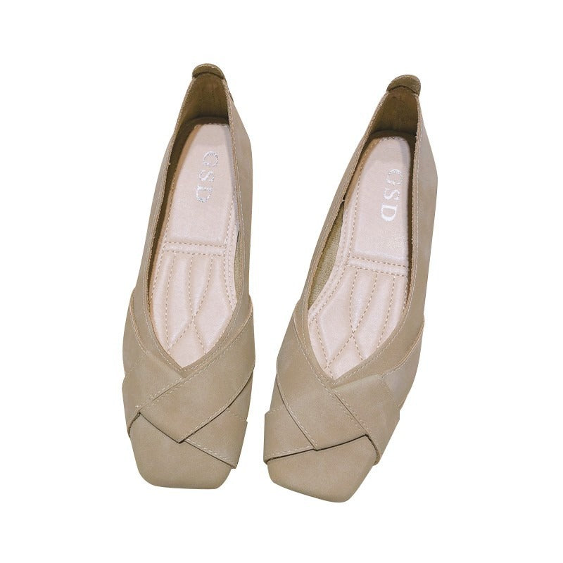 Damen Ballerinas mit elegantem Kreuzband-Design EB