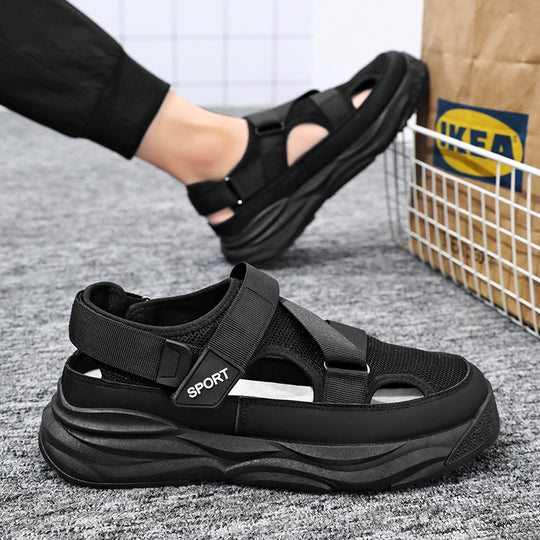Damen Sportliche Sandalen mit stoßdämpfendem Sohlenprofil und atmungsaktiver Oberstruktur EB