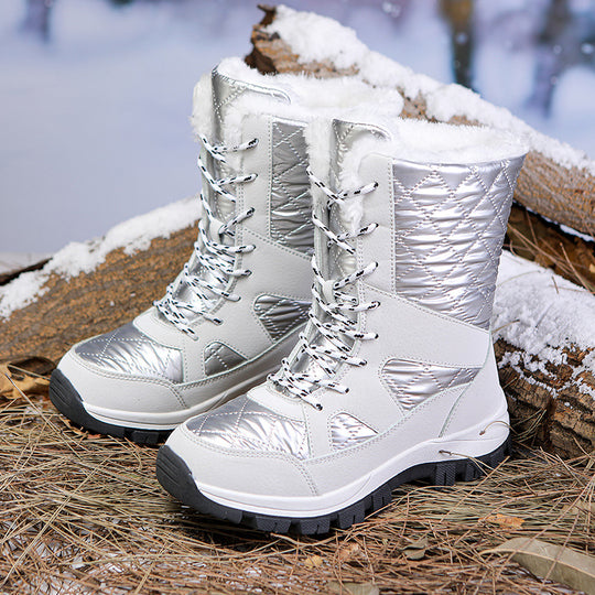 Damen Winterstiefel mit isolierender Fütterung und rutschfester Sohle EB