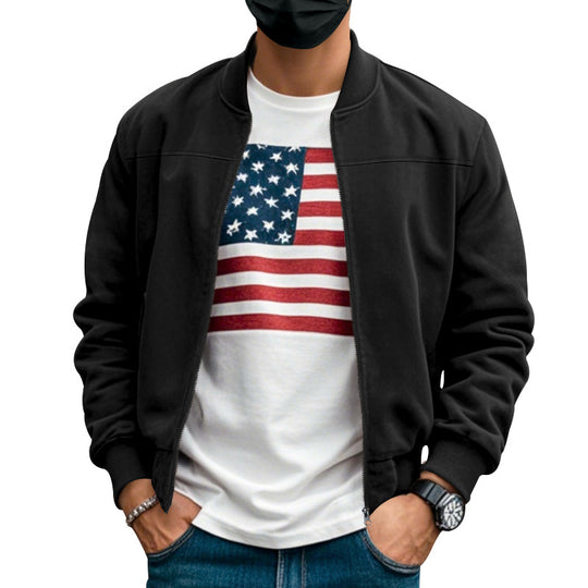 Herren Sweatjacke mit praktischem Reißverschluss und modischem Design EB