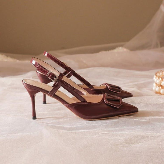 Damen Pumps mit eleganter Schnallen-Applikation EB