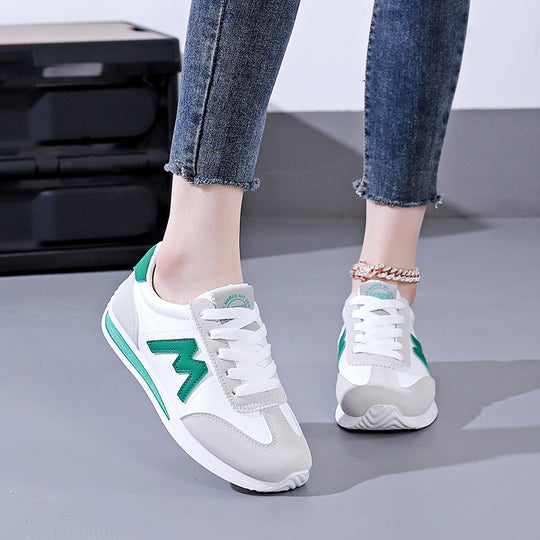 Damen Sneakers im sportlichen Retro-Stil mit atmungsaktivem Obermaterial EB