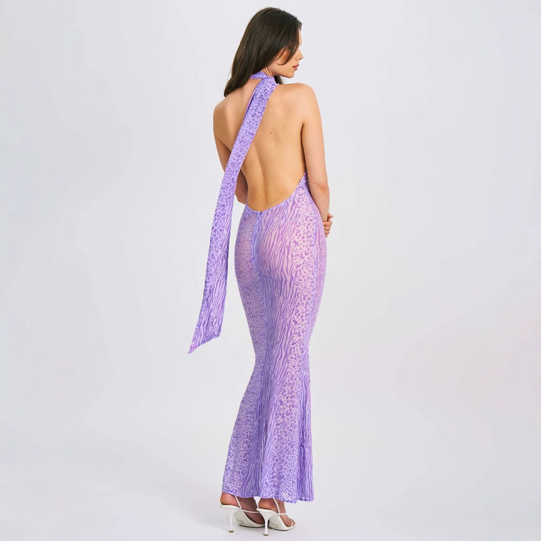 Damen Elegantes Wickelkleid mit asymmetrischem Hals und figurbetontem Schnitt EB