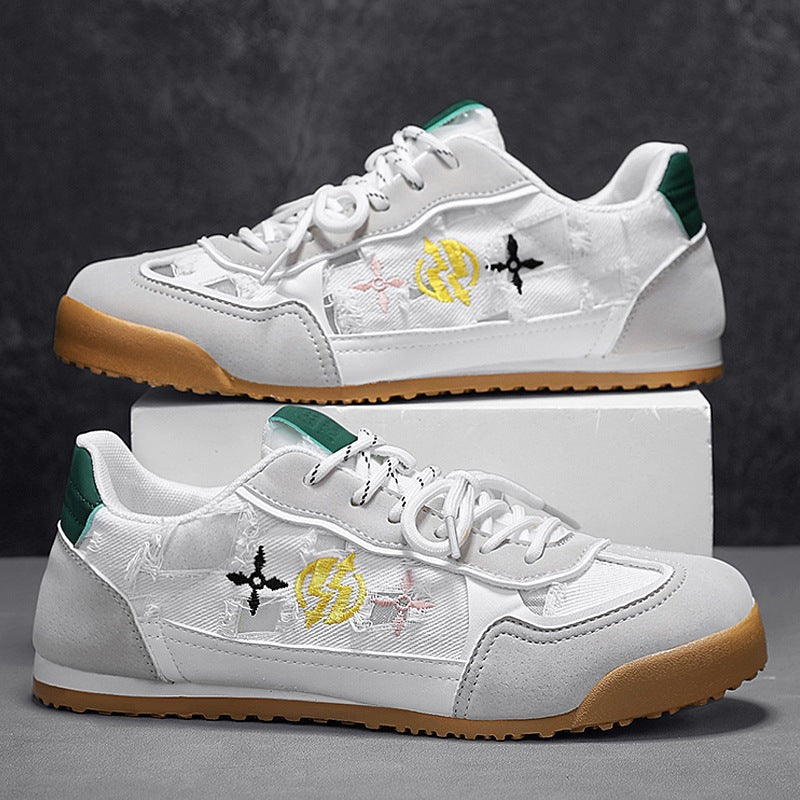 Damen Sportliche Sneaker mit atmungsaktiver Obermaterialstruktur und modischem Design EB
