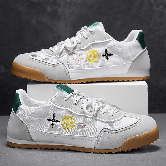 Damen Sportliche Sneaker mit atmungsaktiver Obermaterialstruktur und modischem Design EB