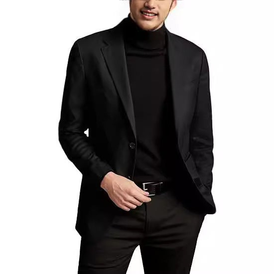 Herren eleganter Sakko mit modernem Schnitt und maßgeschneiderter Passform EB