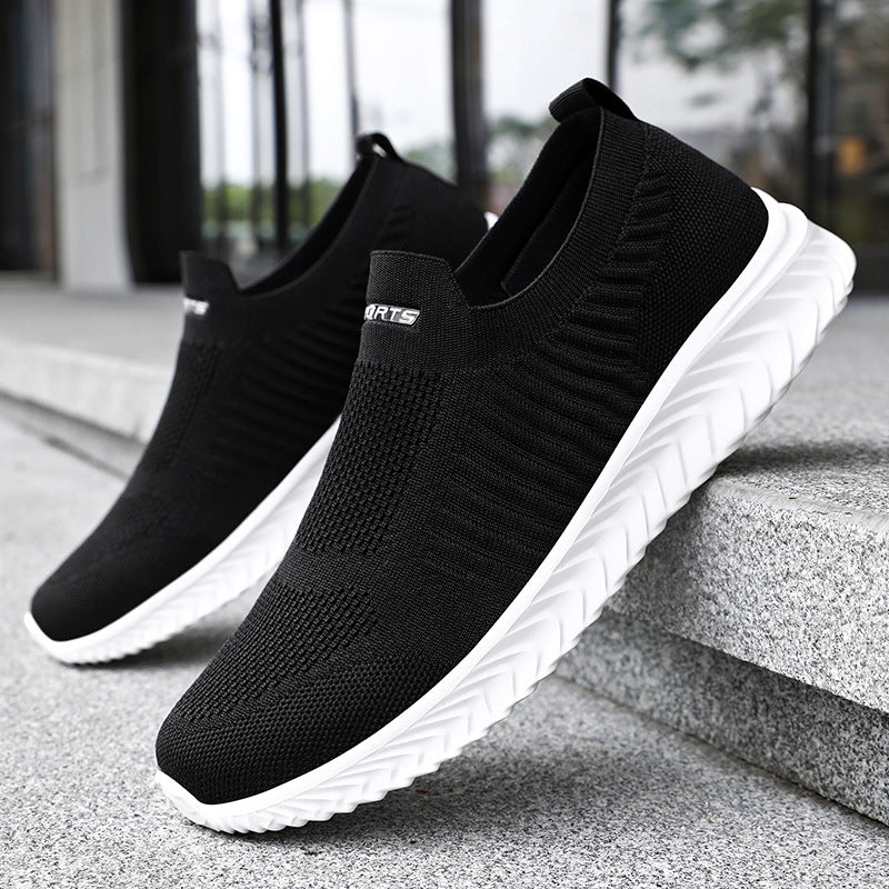 Damen Komfortable Slip-On Sneakers mit rutschfester Sohle EB