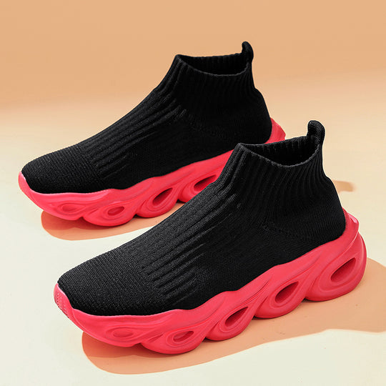Damen Sportliche Strick-Sneaker mit innovativer Sohlenkonstruktion EB