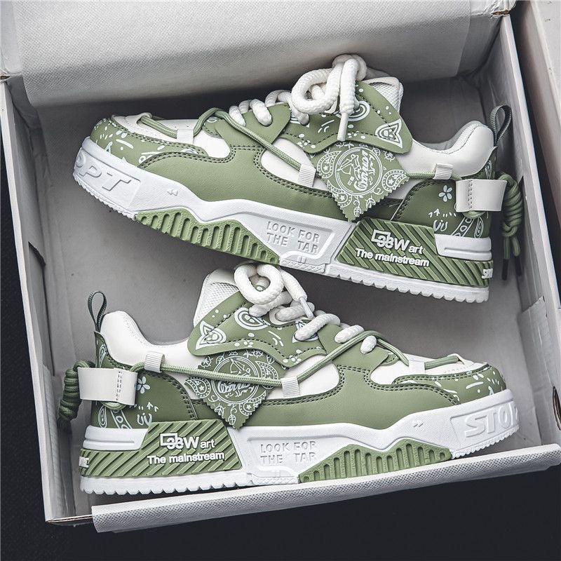 Damen modische Sneakers im auffälligen Design mit hochwertiger Sohle EB