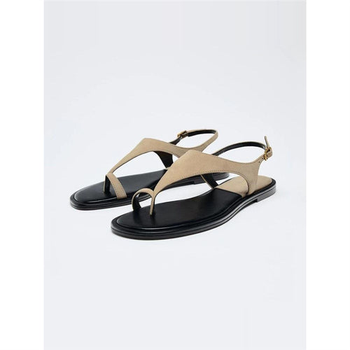Damen Elegante Zehentrenner mit verstellbarem Riemen EB