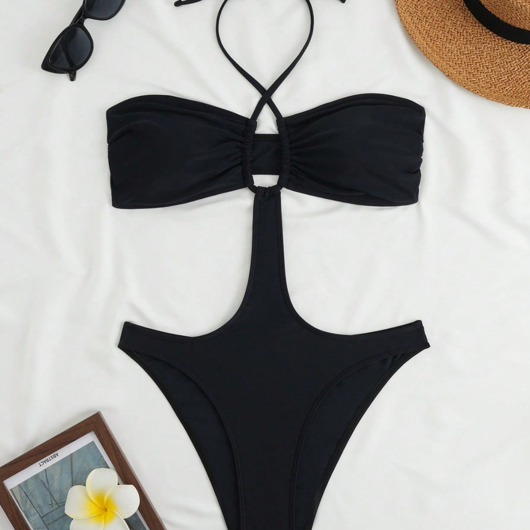 Damen Badeanzug mit verführerischem Cut-Out Design EB