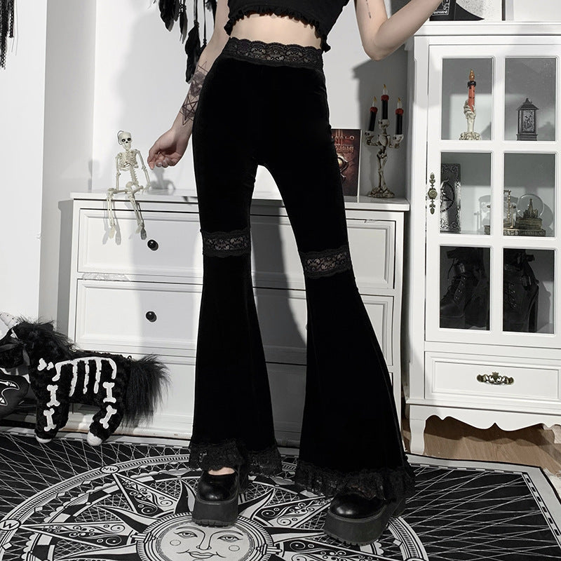 Damen figurbetonte Bluse mit Rüschendetails und Schnürung EB
