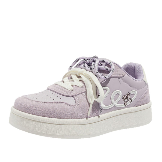 Damen Komfortable Freizeitsneaker mit modischem Stickereidesign EB