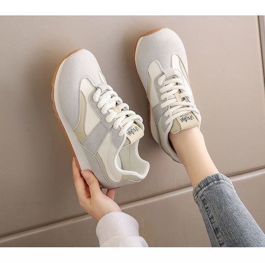 Damen Komfortable Lifestyle Sneakers mit atmungsaktiver Sohle EB