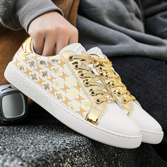 Damen Modische Elegante Sneakers mit edlen Details EB