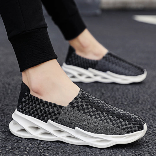 Damen Atmungsaktive Slip-On Sneakers mit innovativer Sohlenkonstruktion EB
