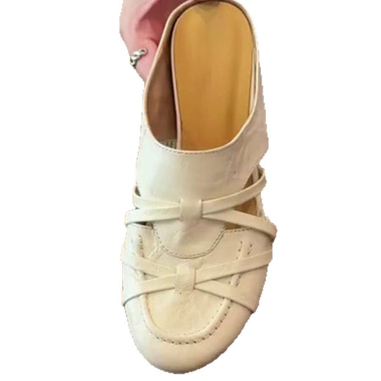 Damen Elegante Mokassins mit verstellbarem Riemchen-Design EB