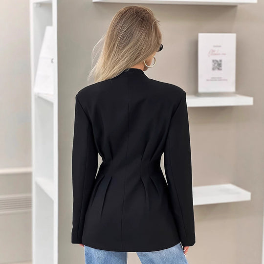 Damen Eleganter Blazer mit taillierten Akzenten EB
