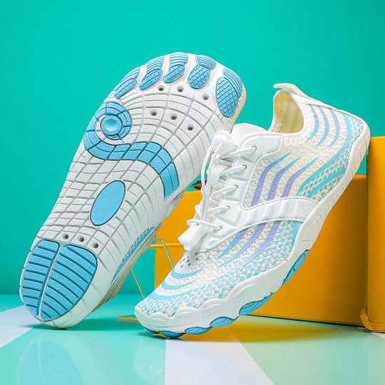 Damen Flexibles Aquasport-Schnürschuhe mit rutschfester Sohle und atmungsaktivem Obermaterial EB