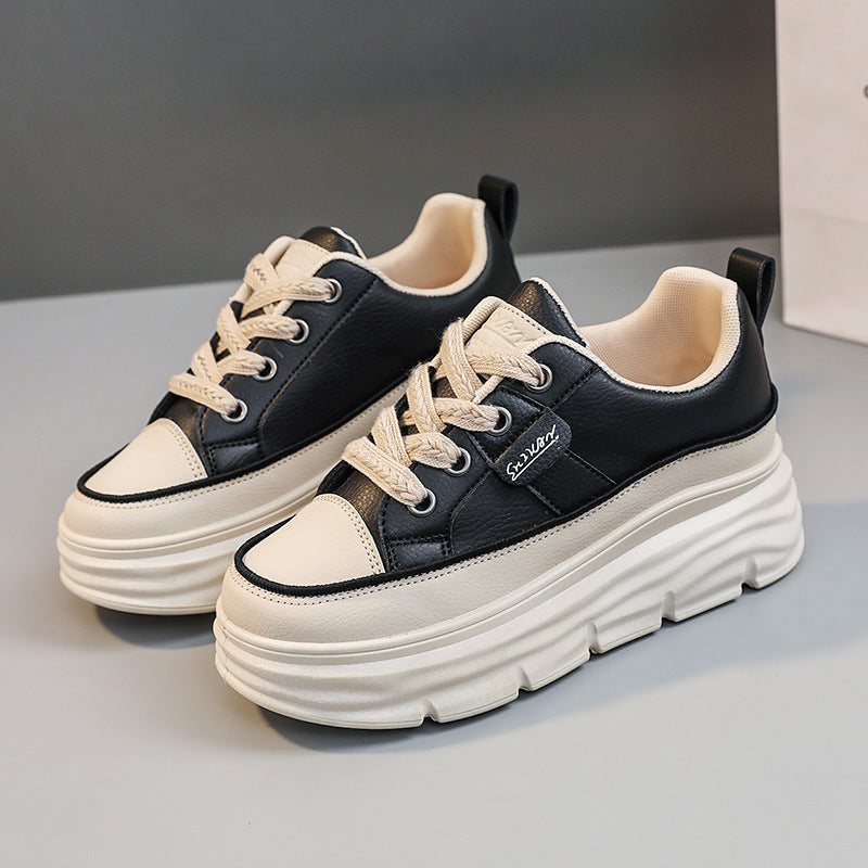 Damen Plateau Sneakers mit komfortabler Dämpfung und stylischer Schnürung EB