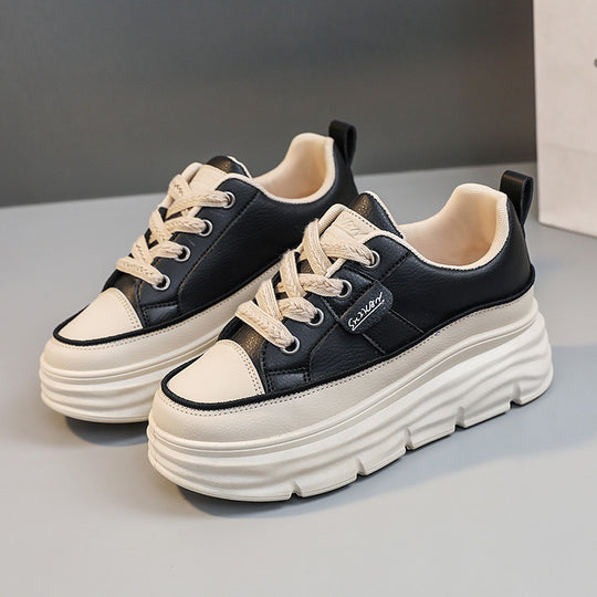 Damen Plateau Sneakers mit komfortabler Dämpfung und stylischer Schnürung EB