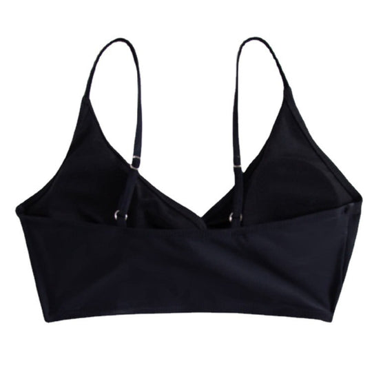Damen Crop-Bikinioberteil mit raffiniertem Knotendesign EB