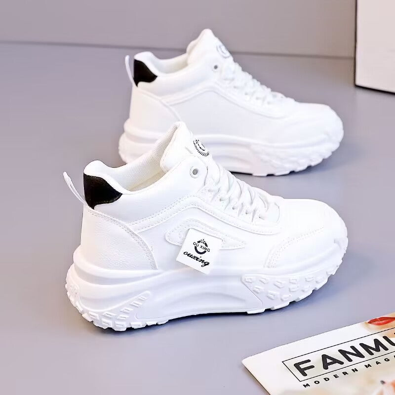 Damen Sportliche High-Top Sneakers mit dämpfender Sohle und robuster Profilierung EB