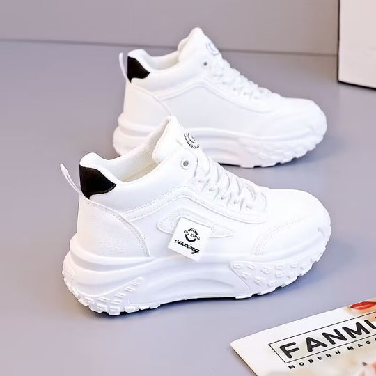 Damen Sportliche High-Top Sneakers mit dämpfender Sohle und robuster Profilierung EB