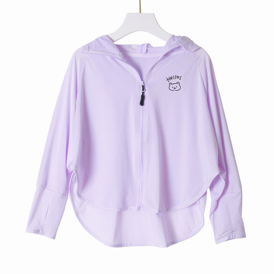 Damen Leichte Sportjacke mit Kapuze und atmungsaktiven Eigenschaften EB