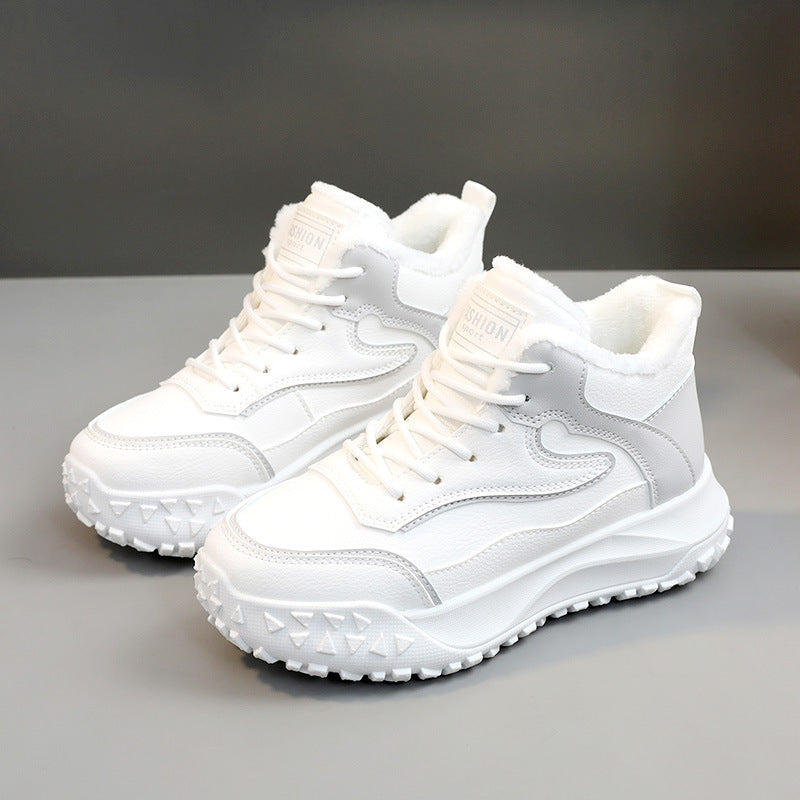 Damen Winter Sneakers mit warmem Innenfutter und rutschfester Profilsohle EB