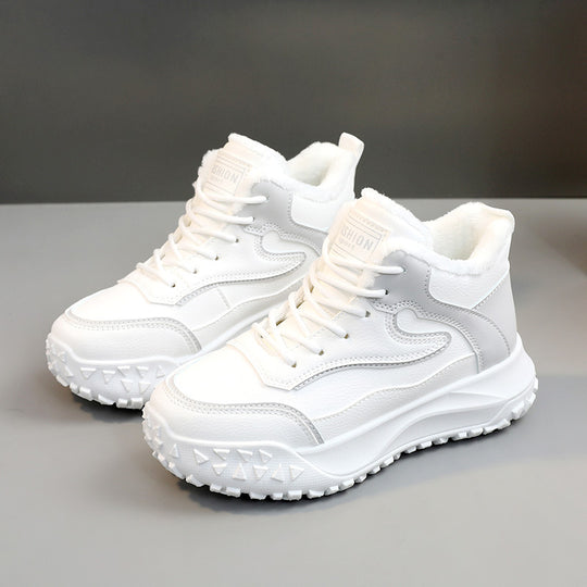 Damen Winter Sneakers mit warmem Innenfutter und rutschfester Profilsohle EB