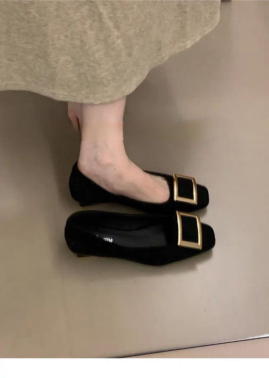 Damen Ballerinas mit elegantem Schnallen-Detail EB