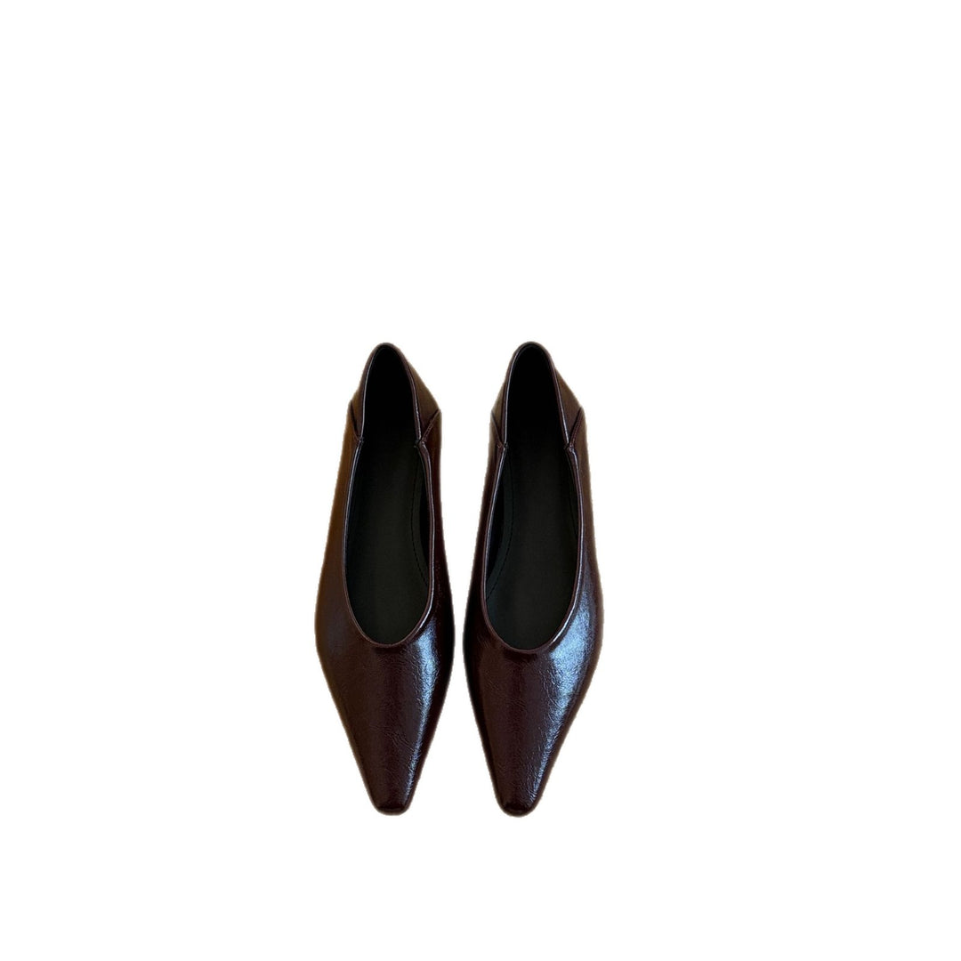Damen Trendige Metallice Ballerinas EB