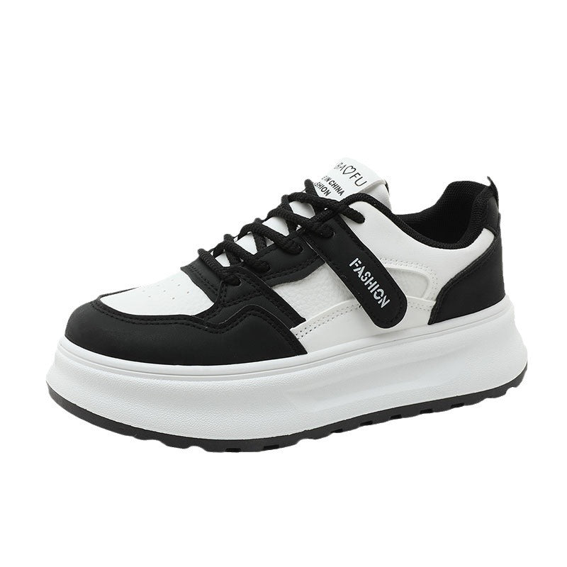 Damen modische Sneakers mit dämpfendem Sohlendesign und hochgezogenem Profil EB