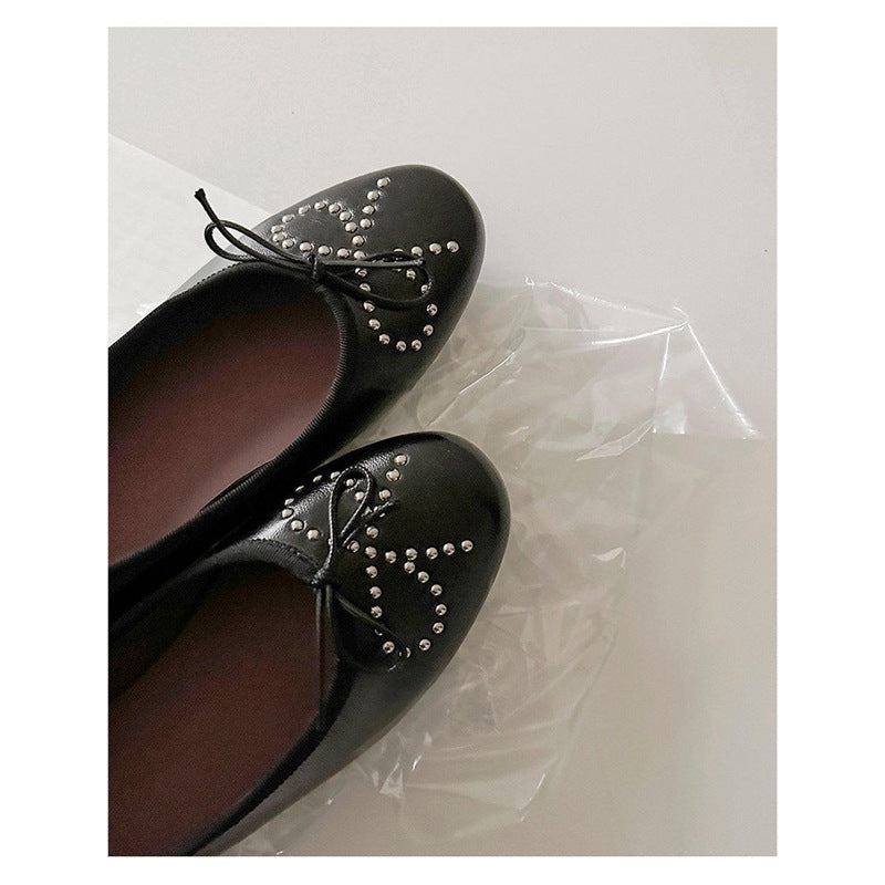 Damen Ballerinas mit funkelnden Strassdetails EB
