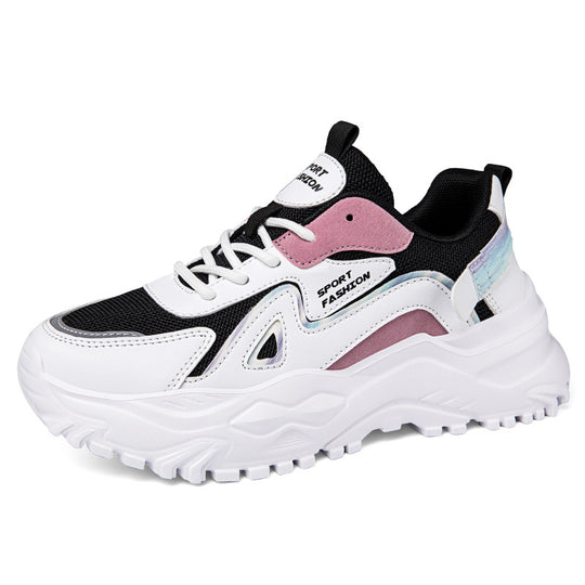 Damen Sportliche Sneakers mit dickem Profil und atmungsaktivem Obermaterial EB