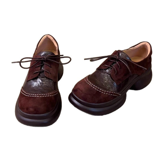 Damen Bequeme und elegante Schnürschuhe mit modischen Akzenten EB