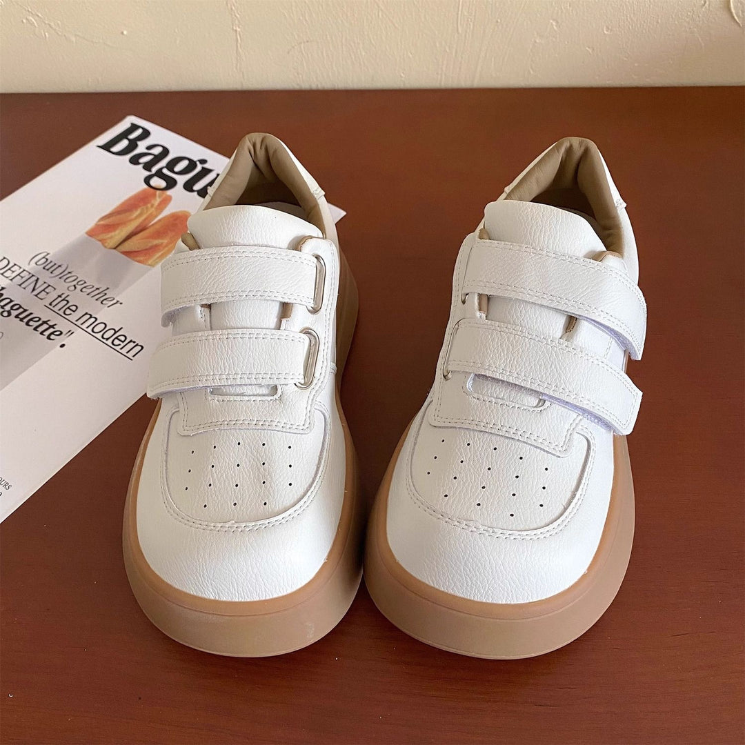 Damen Plattform-Sneaker mit verstellbaren Klettverschlüssen und sportlichem Design EB
