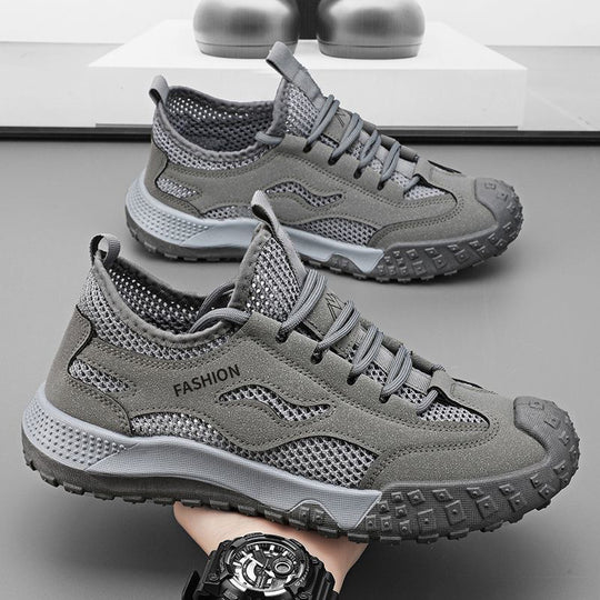 Damen Sportliche Freizeitsneaker mit atmungsaktiven Mesh-Einsätzen und strapazierfähiger Sohle EB