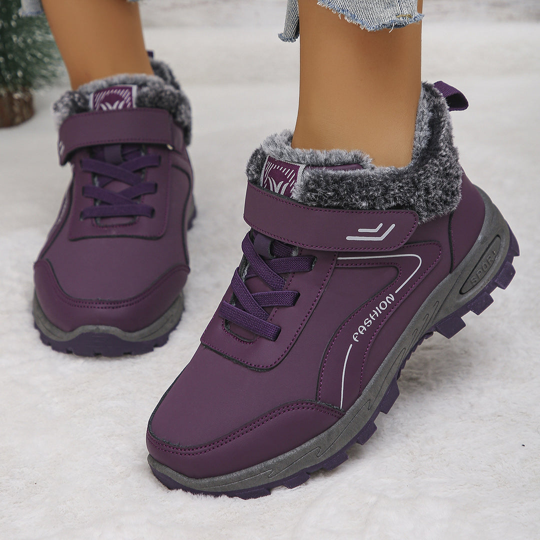 Damen Winterstiefel mit Warmfutter und rutschfester Sohle EB