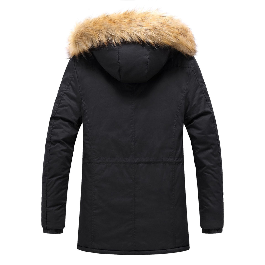 Herren Winterparka mit abnehmbarem Kunstfellkragen EB