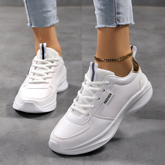 Damen Sportliche Sneakers mit atmungsaktiver Sohle und rutschfester Laufsohle EB