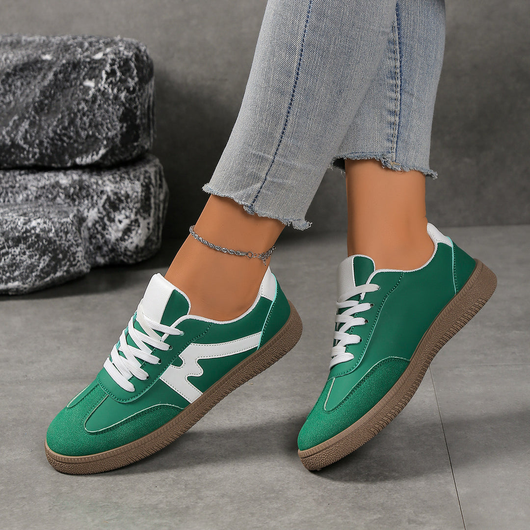 Damen Sportliche Sneakers mit hochwertigem Obermaterial und dämpfender Sohle EB