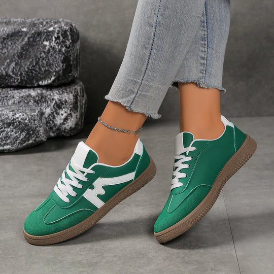 Damen Sportliche Sneakers mit hochwertigem Obermaterial und dämpfender Sohle EB