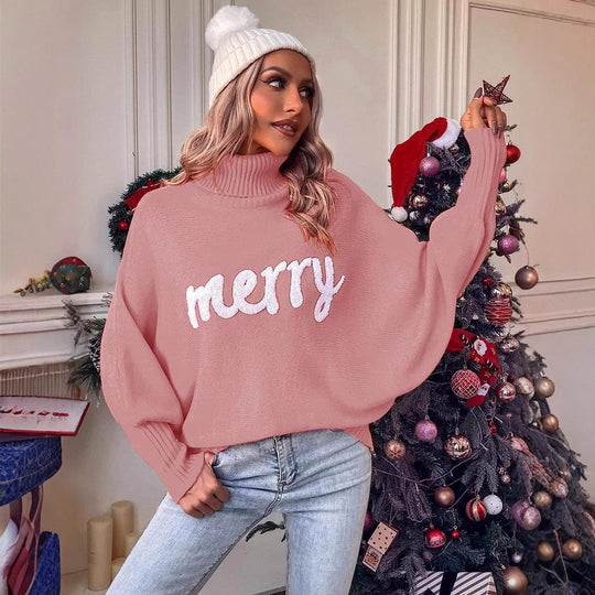 Damen Oversized Rollkragenpullover EB