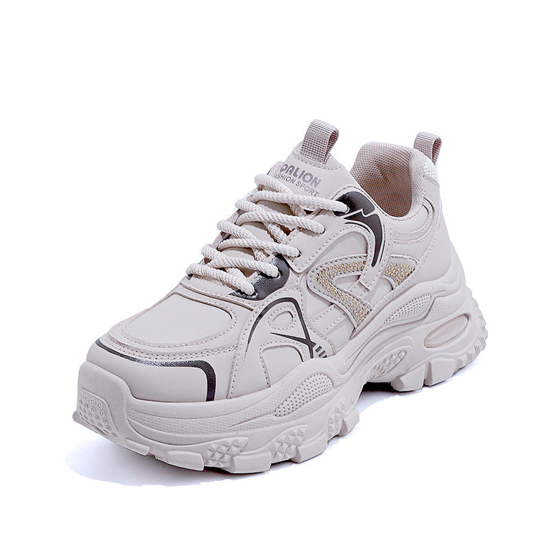 Damen Chunky Sneakers mit atmungsaktivem Mesh-Obermaterial und dämpfender Sohle EB