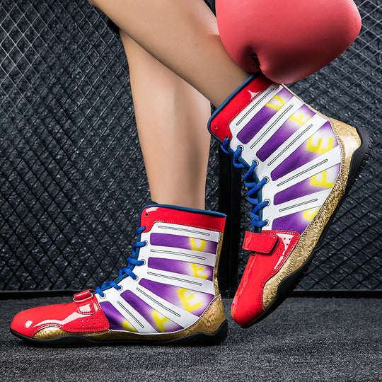 Damen Boxschuhe mit hoher Knöchelschutz und rutschfester Sohle EB