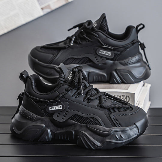 Damen Sportliche Stadt Sneakers mit atmungsaktiver Netzstruktur EB