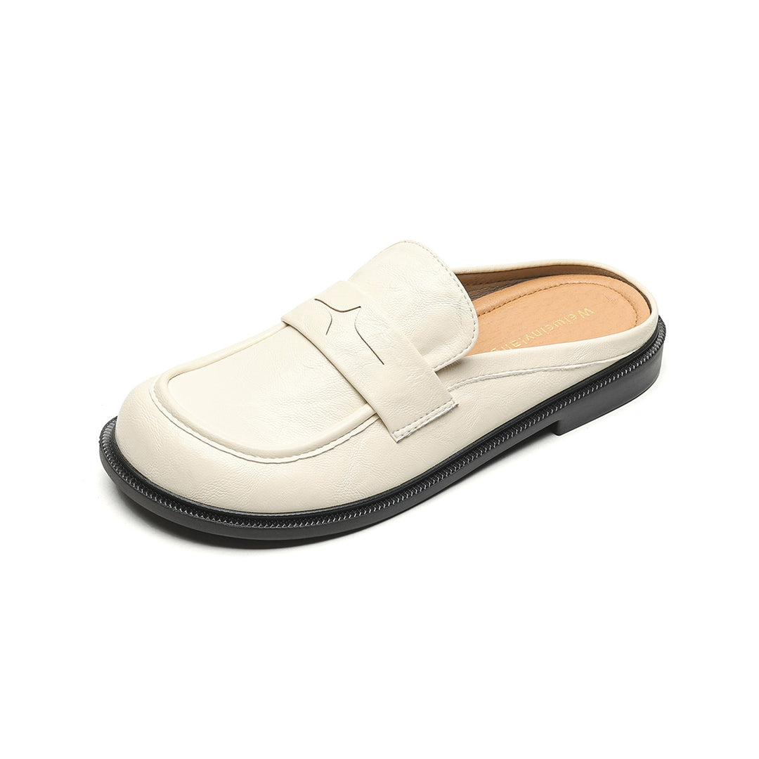 Damen Komfortable Mokassins mit elegantem Riemen und hochwertigem Leder EB