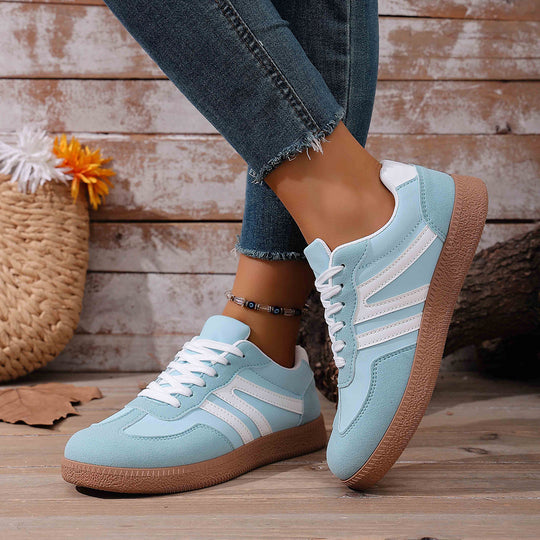 Damen Sportliche Freizeitsneaker mit atmungsaktiver Obermaterialstruktur und rutschfester Sohle EB